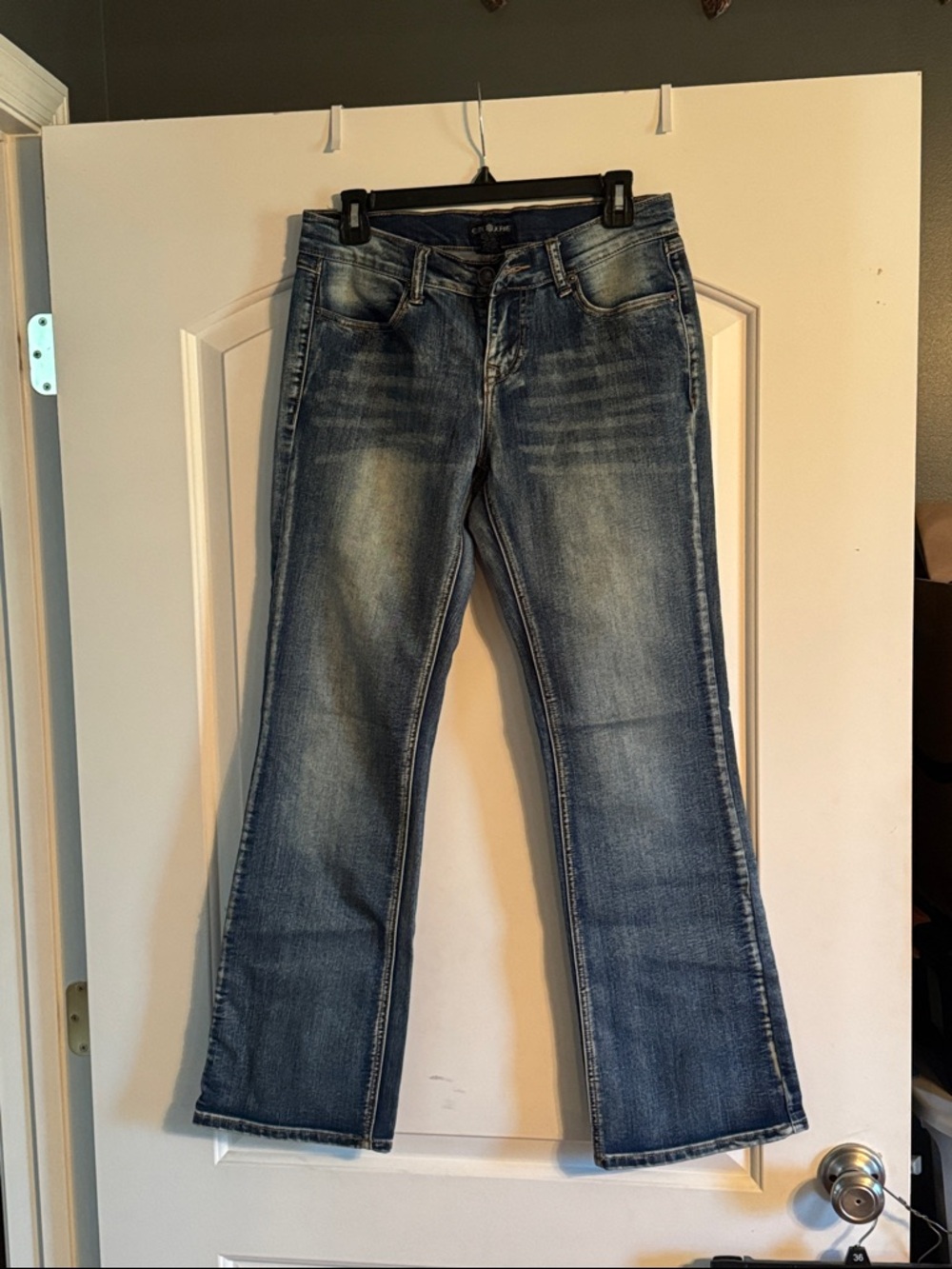 Women’s Blue Faded Bootcut Jeans